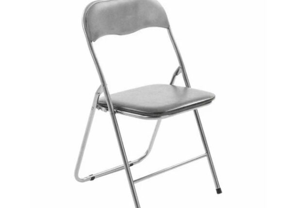 SEDIA PIEGHEVOLE SILVER/GRIGIO ART.765122