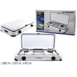 FORNELLO A GAS 2 FUOCHI C/COP. ART.871701