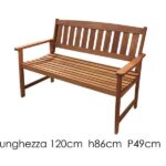 PANCA IN LEGNO C/BRACCIOLI ART.797902