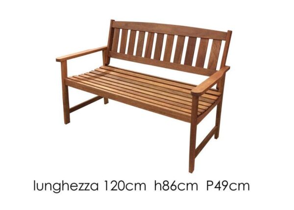 PANCA IN LEGNO C/BRACCIOLI ART.797902