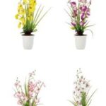 VASO C/ORCHIDEA 23F A4C DIAM9X40 ART.77161