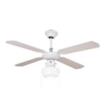 VENTILATORE SOFFITTO C/LUCE 4PALE 70W CLASSIC ART.6473027
