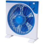 VENTILATORE QUADRO 45W 30CM TIMER BIANCO/AZZURRO PD.72 ART 5340055 $