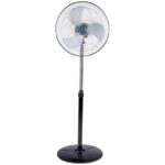 VENTILATORE PIANTANA ACCIAIO 40X130 60W B.TONDA PD48 ART.5340039