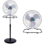 VENTILATORE PIANTANA ACCIAIO 3IN1 40X130CM 60W BASE TONDA P.48 ART.5340040 $