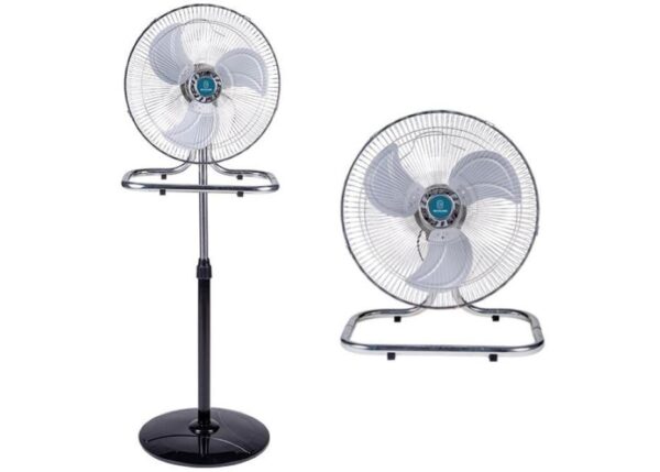 VENTILATORE PIANTANA ACCIAIO 3IN1 40X130CM 60W BASE TONDA P.48 ART.5340040 $