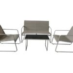 DIVANO 110X74+2P.56.5X74 2X1+TAV.75X44 GRIGIO ART.6992065