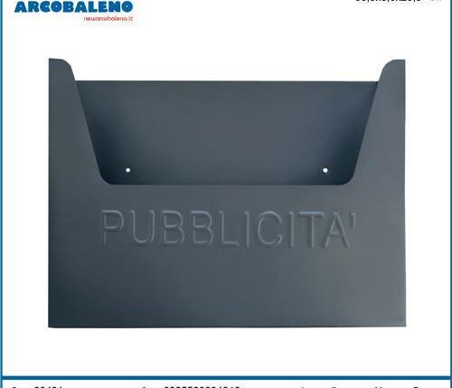 CASSETTA PORTAPUBBLICITA' NERA 35,5X8,5X25,5 CM CAS40 ART.28431