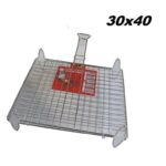 GRATICOLA 2 MISURA CON MANICO CM.30X40