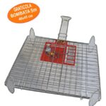GRATICOLA BOMBATA 5MM 3 MISURA CON MANICO CM.40X45