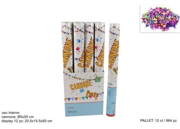 SPARACORIANDOLI PARTY 50CM INTERNO ART. 8250(LG50CM)&CCEDIL