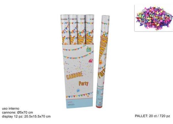 SPARACORIADOLI PARTY 70CM INTERNO ART. 8270(LG70CM)&CCEDIL