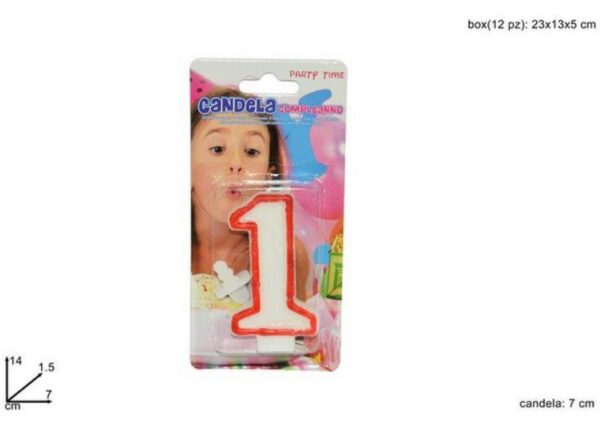CANDELA COMPLEANNO N.1 $