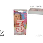 CANDELA COMPLEANNO N. 3 $