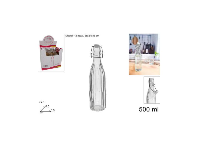 BOTTIGLIA COSTOLATA RIGATA 500ML BOTTIGLIA COSTOLATA RIGATA 500ML