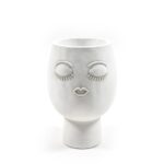 VASO IN CEMENTO VOLTO 14X14X21CM ART.35254 -