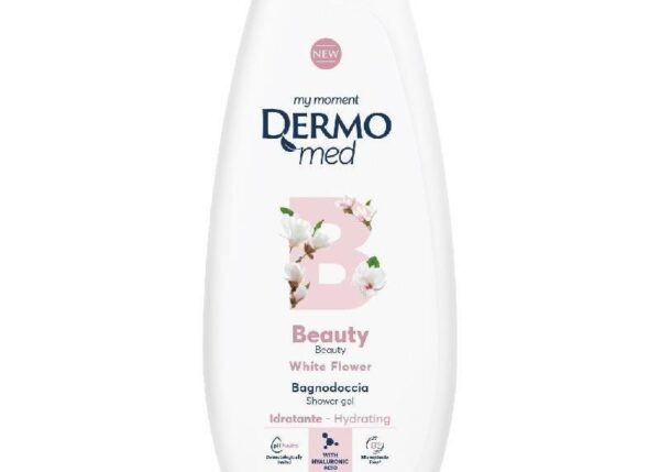 DERMOMED BAGNODOCCIA 650ML BEAUTY FIORI BIANCHI