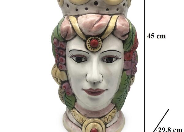 VASO MOROÂ DONNAÂ COLORATOÂ 45CM ART.MDC006