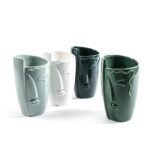 VASO FIORI IN CERAMICA D.13XH.21.5 CM COL. ASS. ART.29702 -