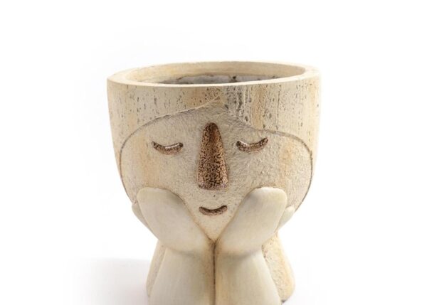 PORTAVASO IN POLIRESINA 21X21XH.23 CM ART.31385 -