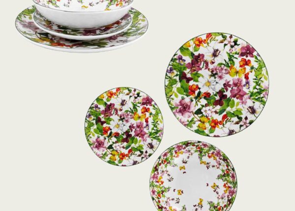 PIATTI SET 18PZ COORDINATI SPRING ART.56451