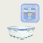 CONTENITORE VETRO QUADRO 14X14X7CM ART.56600