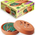 SETABLU COCCIO TERRACOTTA + 10 SPIRALI CITRONELLART.02387