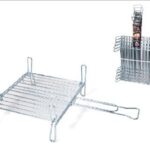 GRIGLIA DOPPIA RETTANGOLARE 30X35CM.