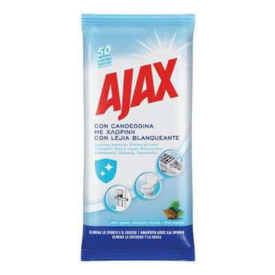 AIAX SALVIETTE C/CANDEGGINA X 50PZ