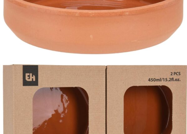 CIOTOLE TERRACOTTA 2PZ 16X4CM ART.384000030