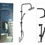 COLONNA DOCCIA 150CM NERA ART.CF6000020