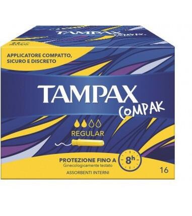 TAMPAX COMPAK REGOL. DA 16