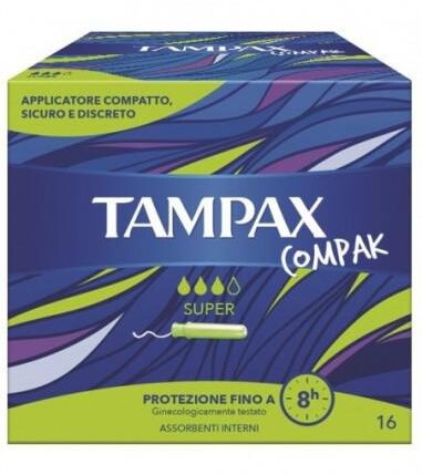 TAMPAX COMPAK SUPER DA 16PZ