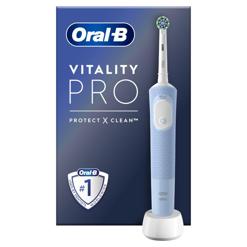 ORAL-B SPAZZ. ELETT. PRO VITALITY BLUE PROTECT X CLEAN ORAL-B SPAZZ. ELETT. PRO VITALITY BLUE PROTECT X CLEAN