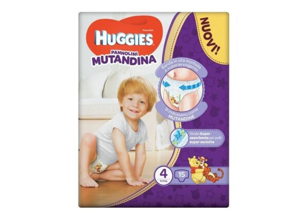 HUGGIES PANN. MUT 4 MAXI X 15