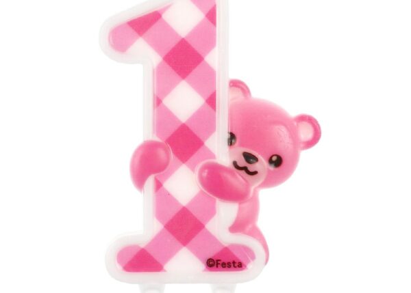 CANDELA TEDDI 1Â°COMPLEANNO ROSA PF-SJRM
