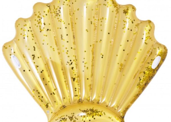 MATERASSO CONCHIGLIA ORO CM.172X165 CON MANIGLIE E GLITTER