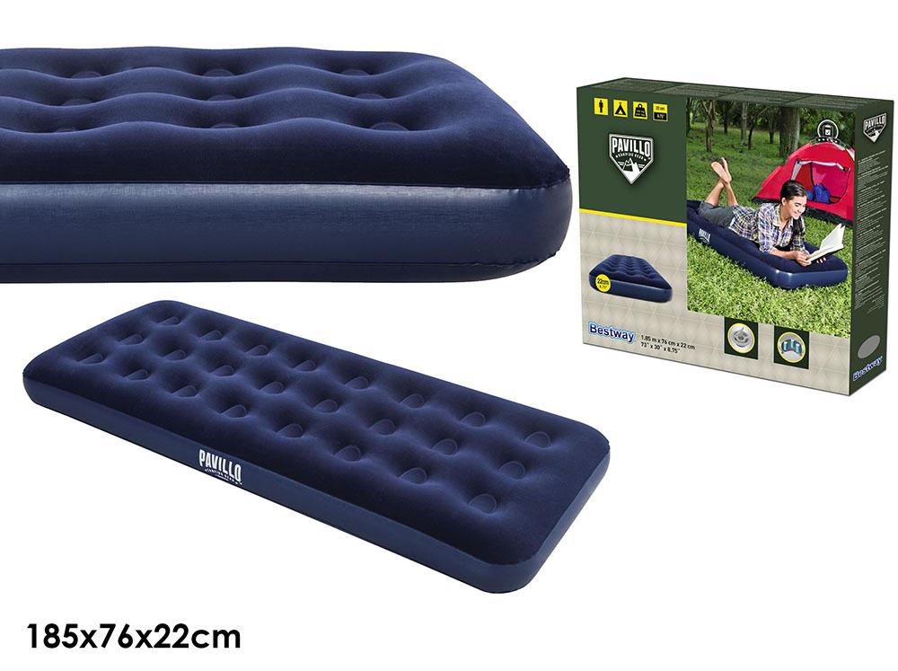 MATERASSINO CAMPEGG. VELLUTO SING.185X76X2 ART.67000 MATERASSINO CAMPEGG. VELLUTO SING.185X76X2 ART.67000