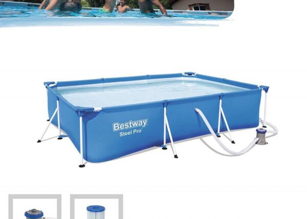 PISCINA C/STRUT.+POMPA 300X201X66CM ART.56411
