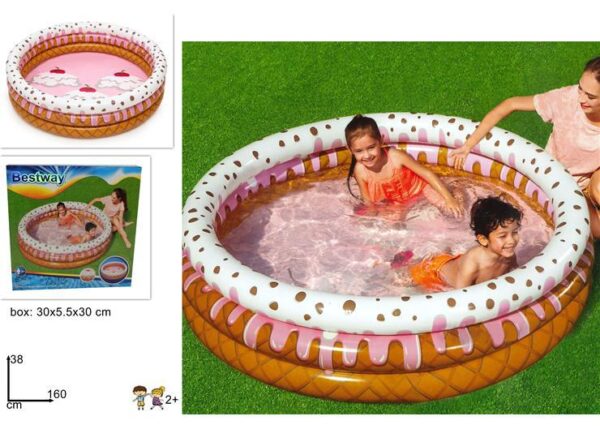 PISCINA DOLCE A 3 ANELLI, CM160X38 51144