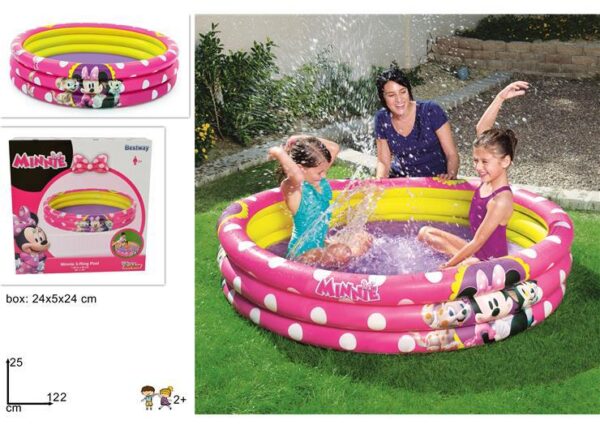 PISCINA MINNIE 3 ANELLI CM. 122X2591079