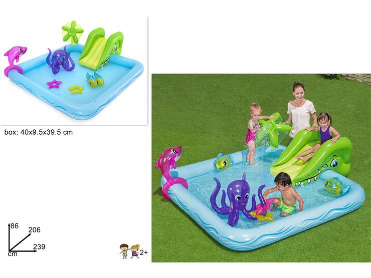 PISCINA ACQUARIUM 239*206*86CM53052B ART. MI008105 PISCINA ACQUARIUM 239*206*86CM53052B ART. MI008105