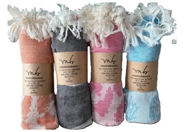 TELO MARE FOUTA PESTMAL 90X180CM ASS. ART.MTB461