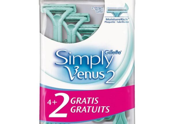 GILLETTE VENUS RASOIO SIMPLY II 4+2
