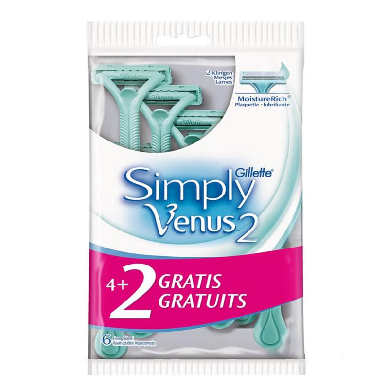 GILLETTE VENUS RASOIO SIMPLY II 4+2 GILLETTE VENUS RASOIO SIMPLY II 4+2
