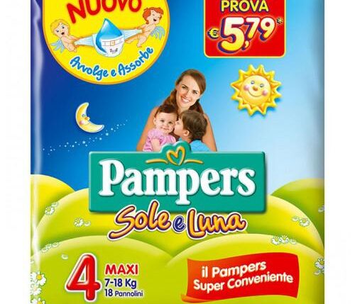 PAMPERS PANN. SOLE&LUNA MAXIX18