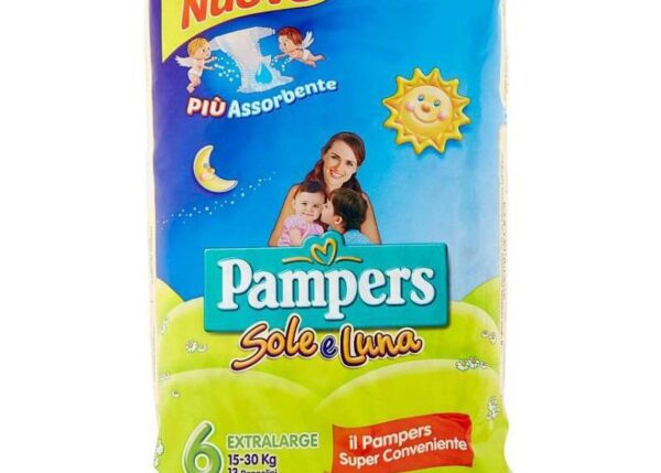 PAMPERS PANN. SOLE&LUNA XL 6 X13