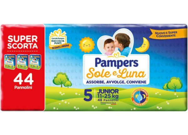 PAMPERS SOLE&LUNA TRIO 44PZ JUNIOR
