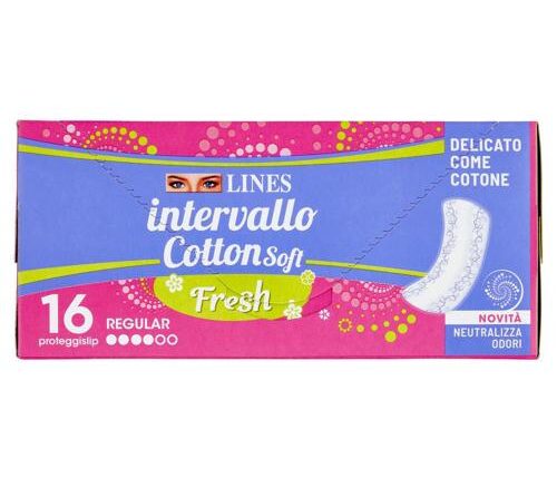 LINES INTERVALLO PROTEGGISLIP FRESH DISTESO COTTON X16