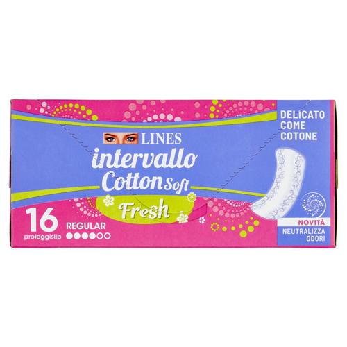 LINES INTERVALLO PROTEGGISLIP FRESH DISTESO COTTON X16 LINES INTERVALLO PROTEGGISLIP FRESH DISTESO COTTON X16